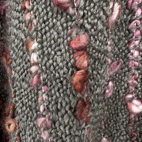 Rising Tide Shawl Poncho Womens ONE SIZE Bohemian Knit Lightweight Oversized - Picture 10 of 16